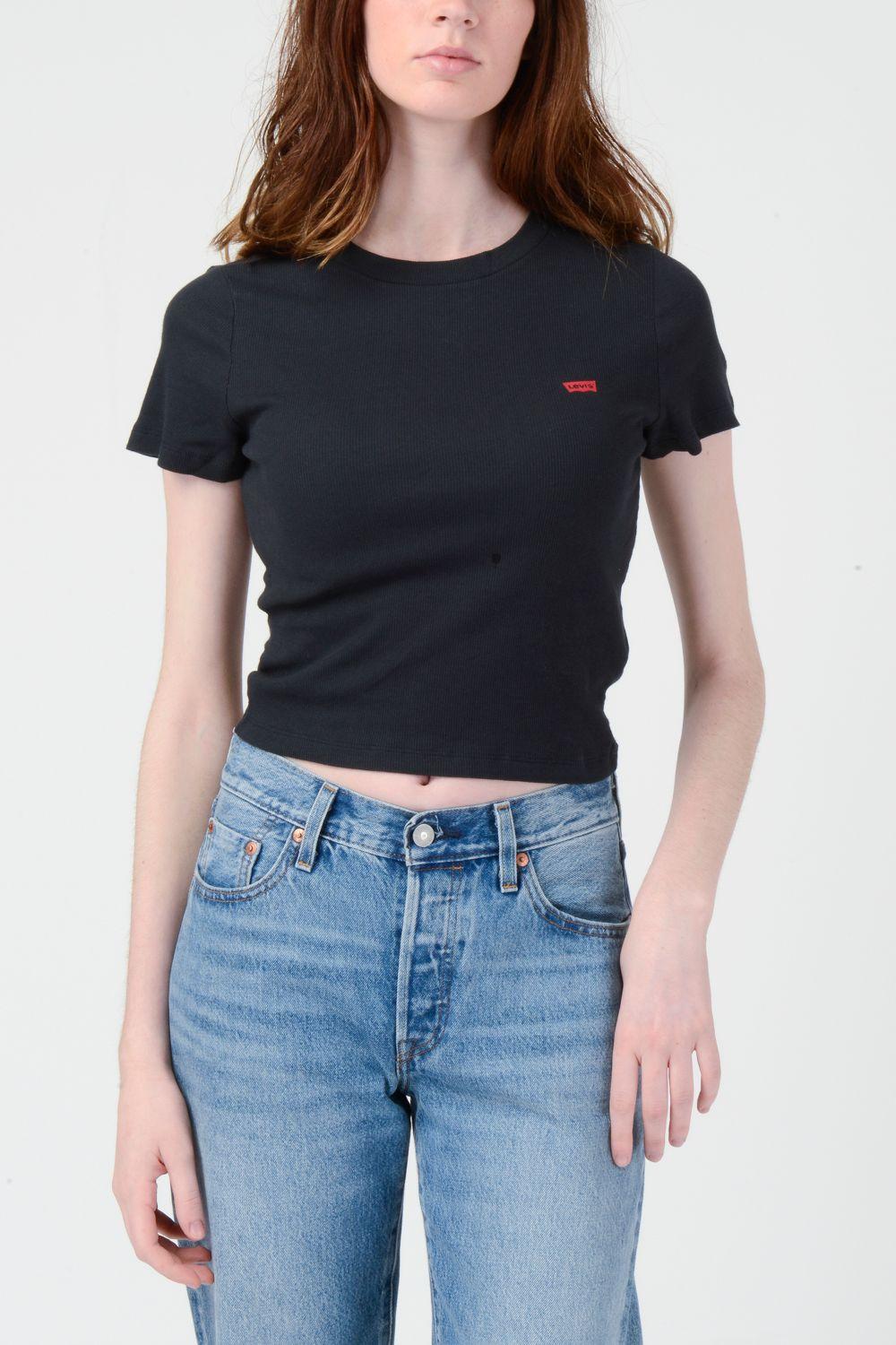 Polera Mujer Sporty Tee Negro Levis A7419-0014-0