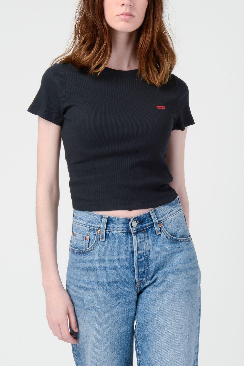Polera Mujer Sporty Tee Negro Levis A7419-0014-3