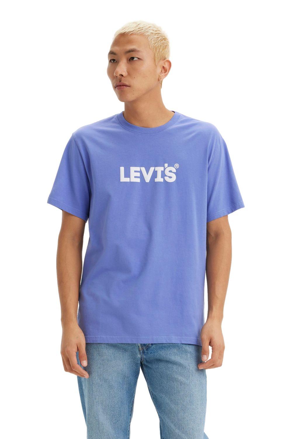 Polera Hombre Ss Relaxed Fit Tee Azul Levis 16143-1535-0