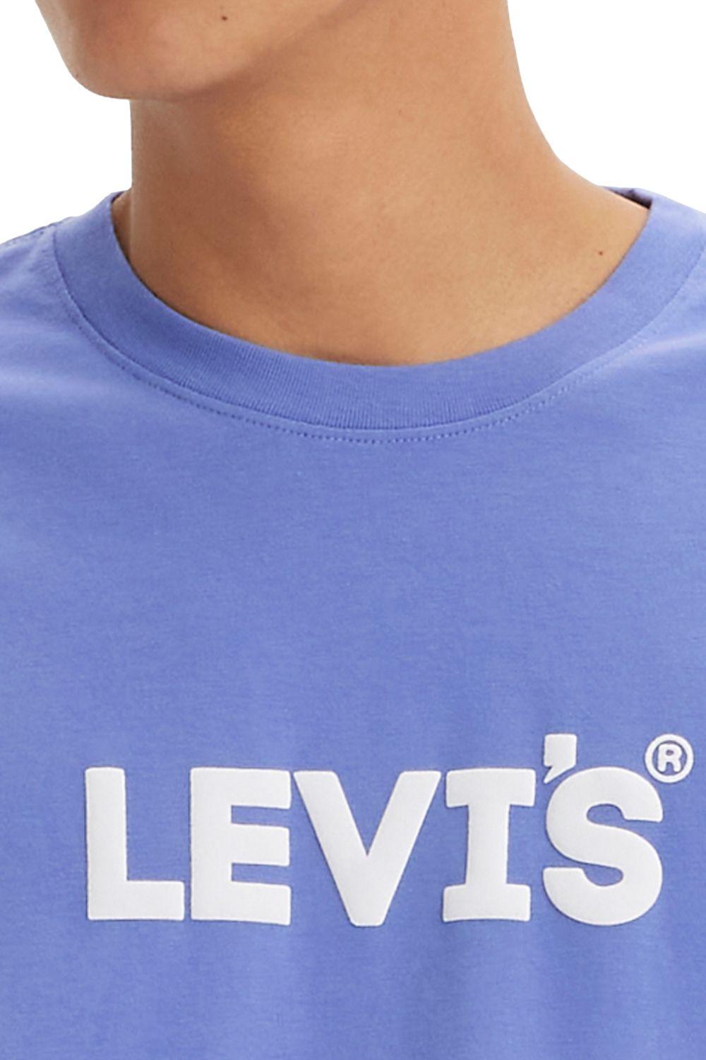 Polera Hombre Ss Relaxed Fit Tee Azul Levis 16143-1535-2