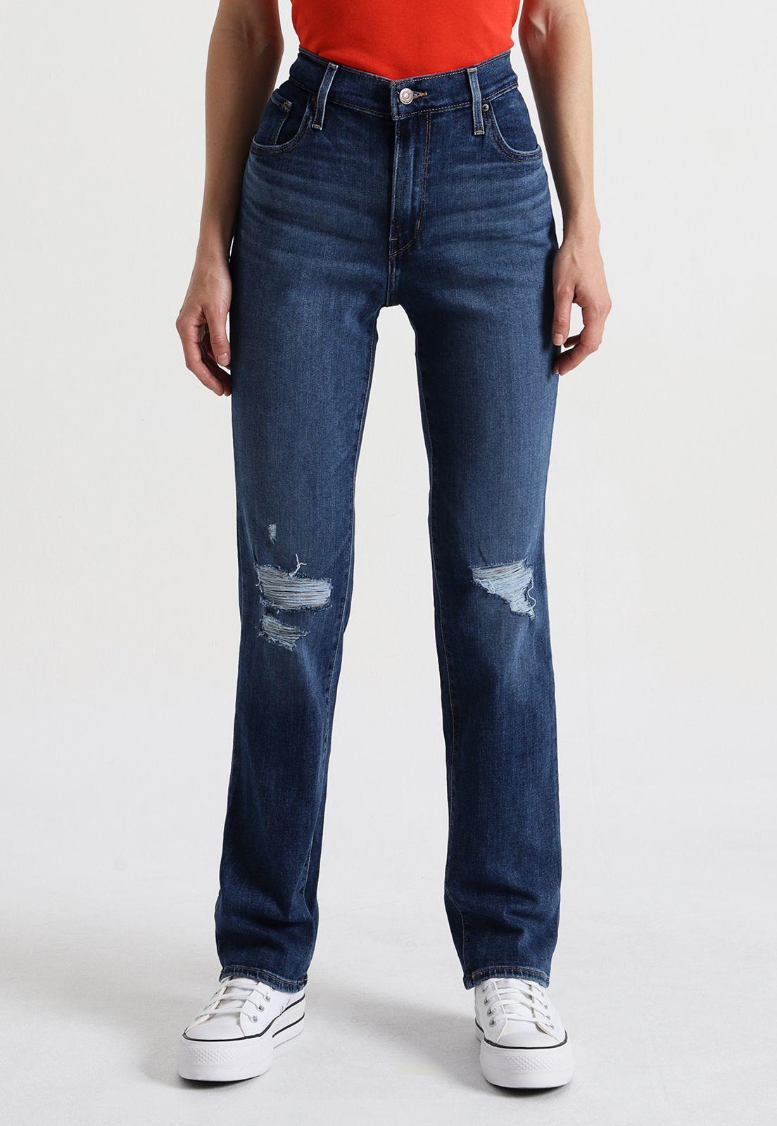 Jeans Mujer 724 High Rise Straight Azul Levis 18883-0181-0