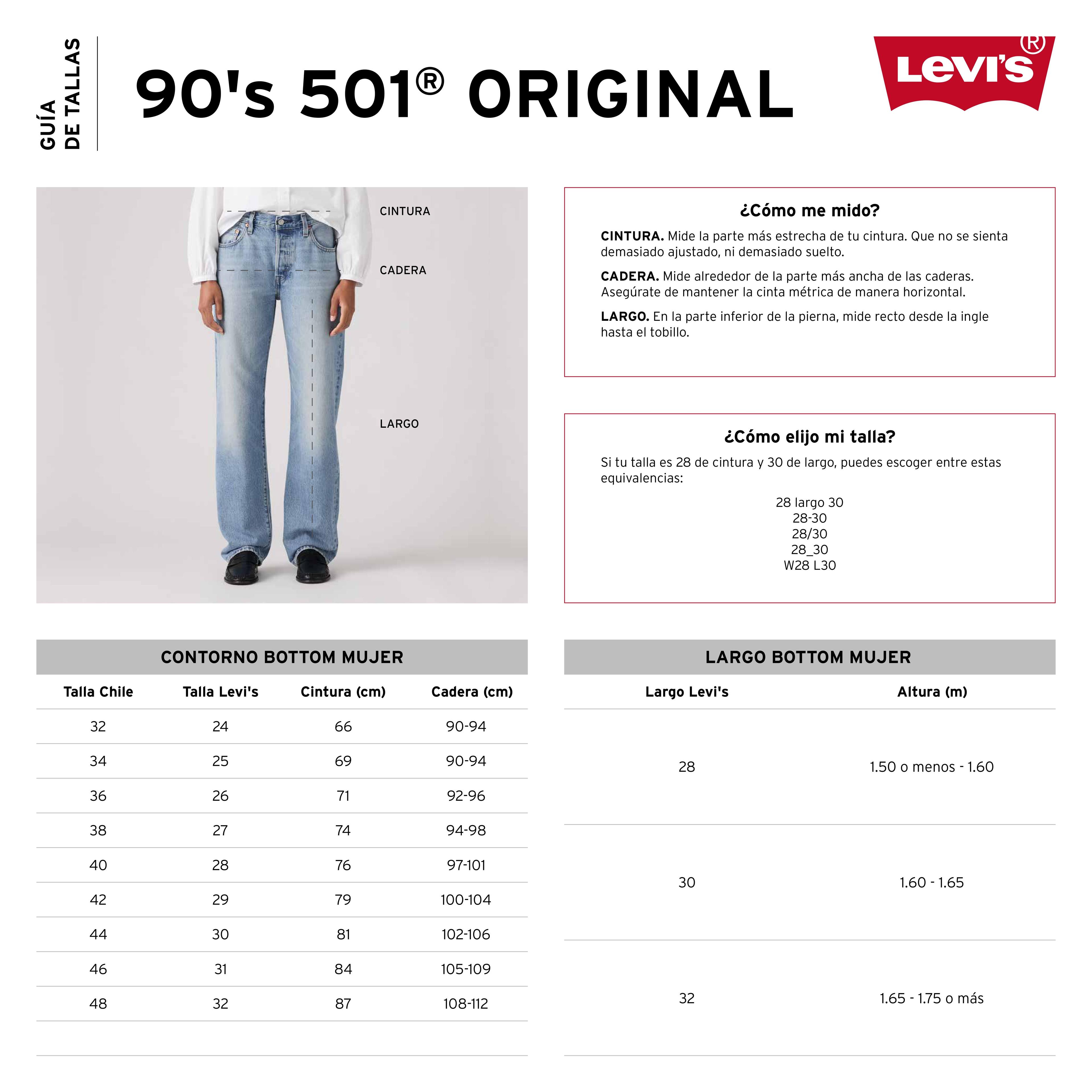 Jeans Mujer 501 90s Lightweight Azul Levis A8421-0020-5
