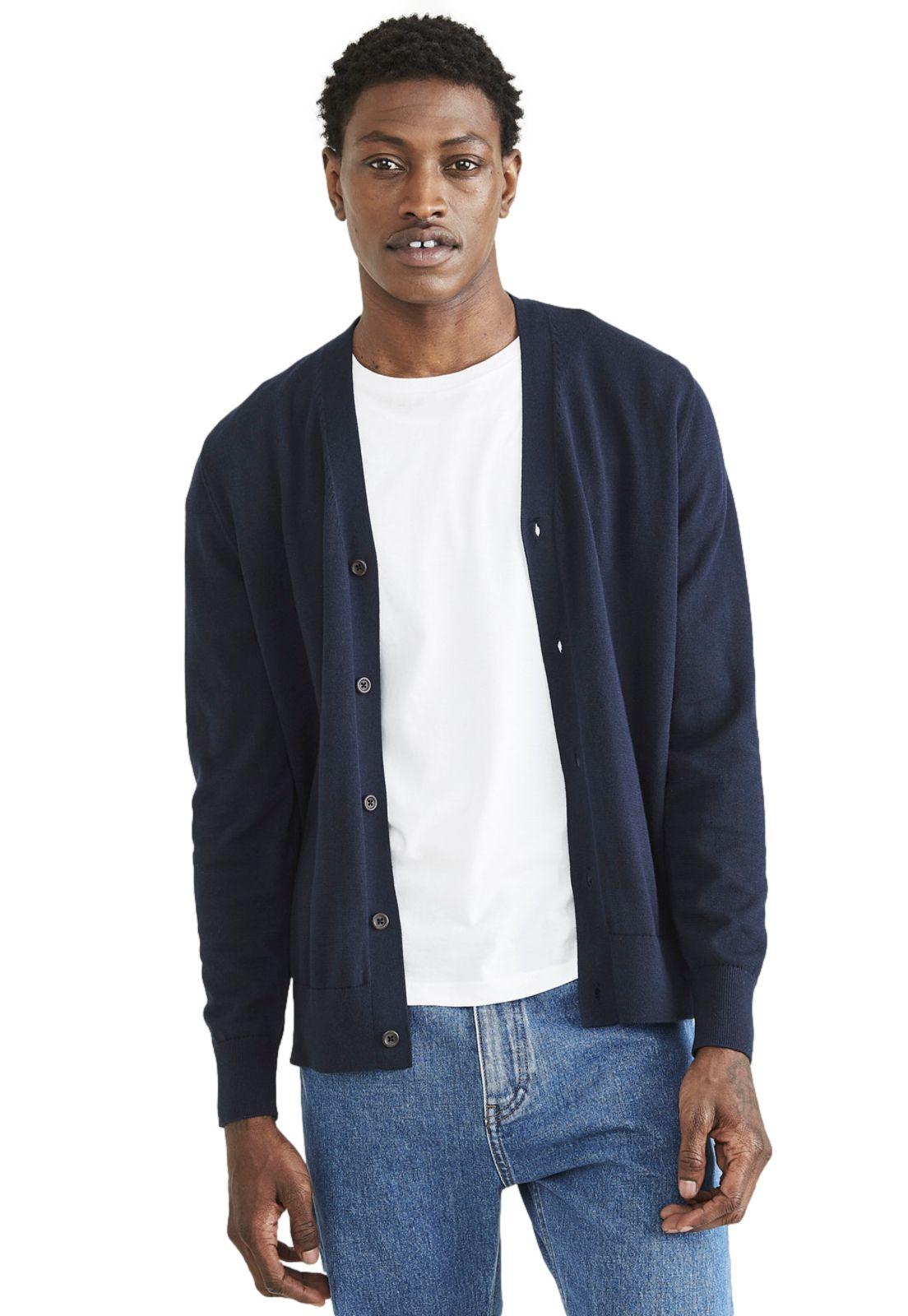 Sweater Hombre Cardigan Regular Fit Azul A3156-0006-0