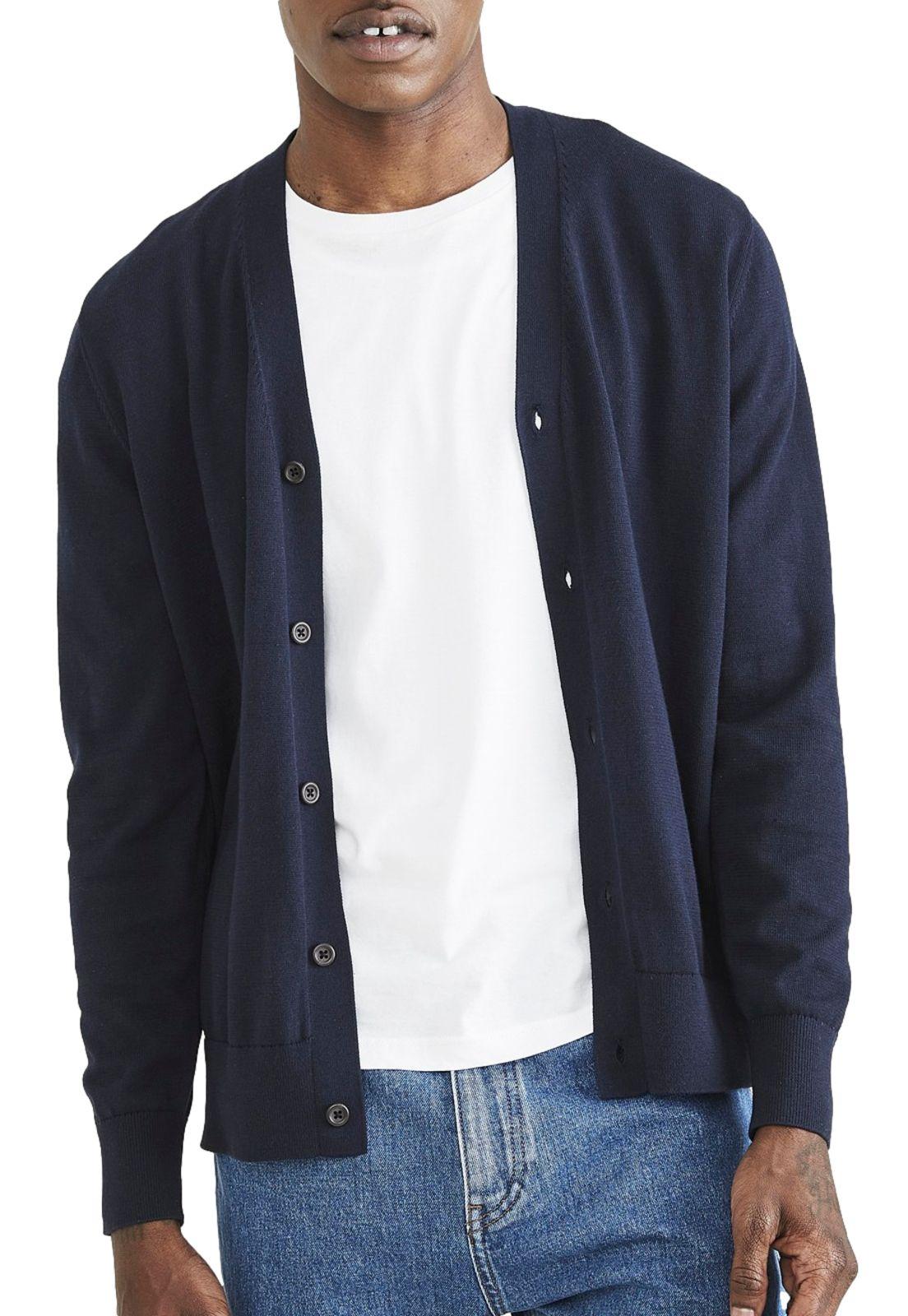Sweater Hombre Cardigan Regular Fit Azul A3156-0006-1