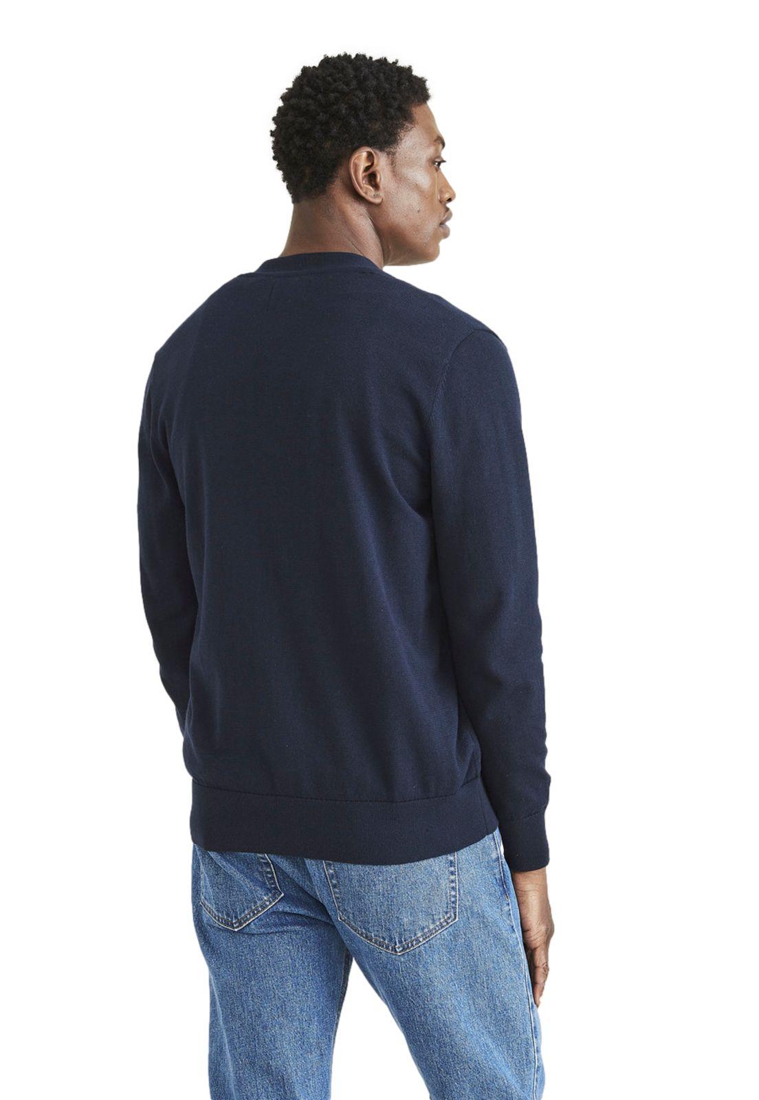 Sweater Hombre Cardigan Regular Fit Azul A3156-0006-2