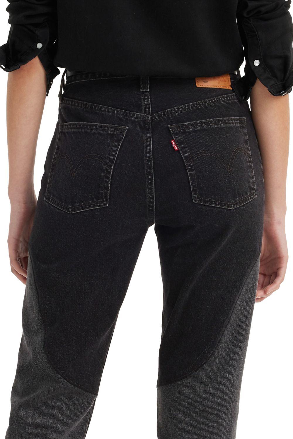 Jeans Mujer 501 Original Chaps Negro Levis A7501-0000-3