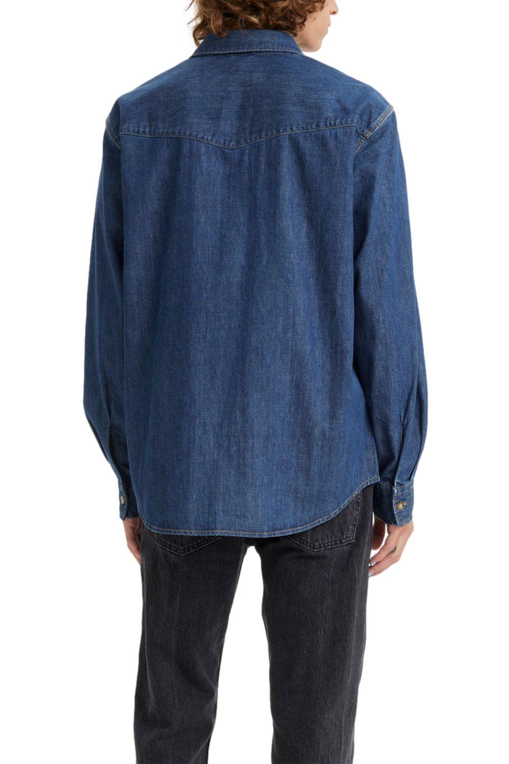 Camisa Hombre Relaxed Fit Western Azul Levis A1919-0020-1
