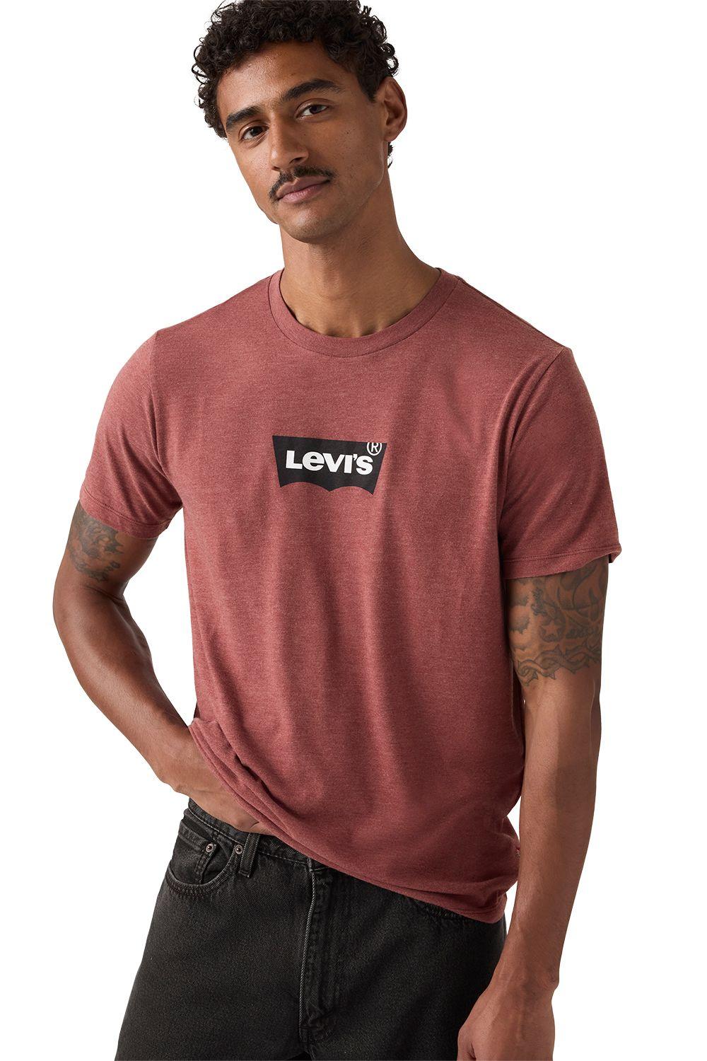 Polera Hombre Graphic Crewneck Tee Burdeo Levis 22491-2095-2