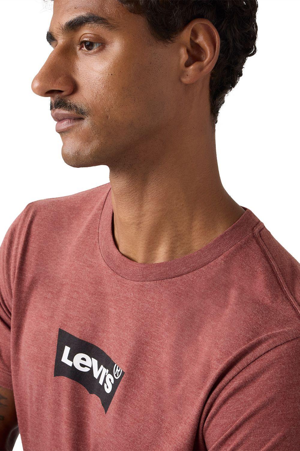 Polera Hombre Graphic Crewneck Tee Burdeo Levis 22491-2095-3