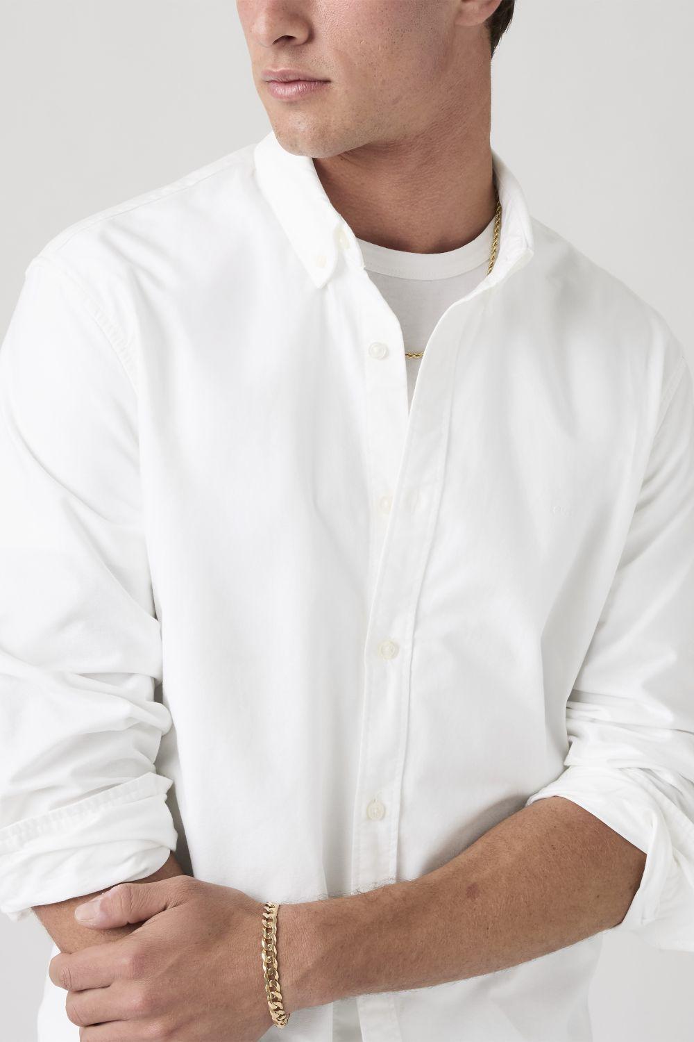 Camisa Hombre Authentic Button Down Blanco Levis A7210-0000-3