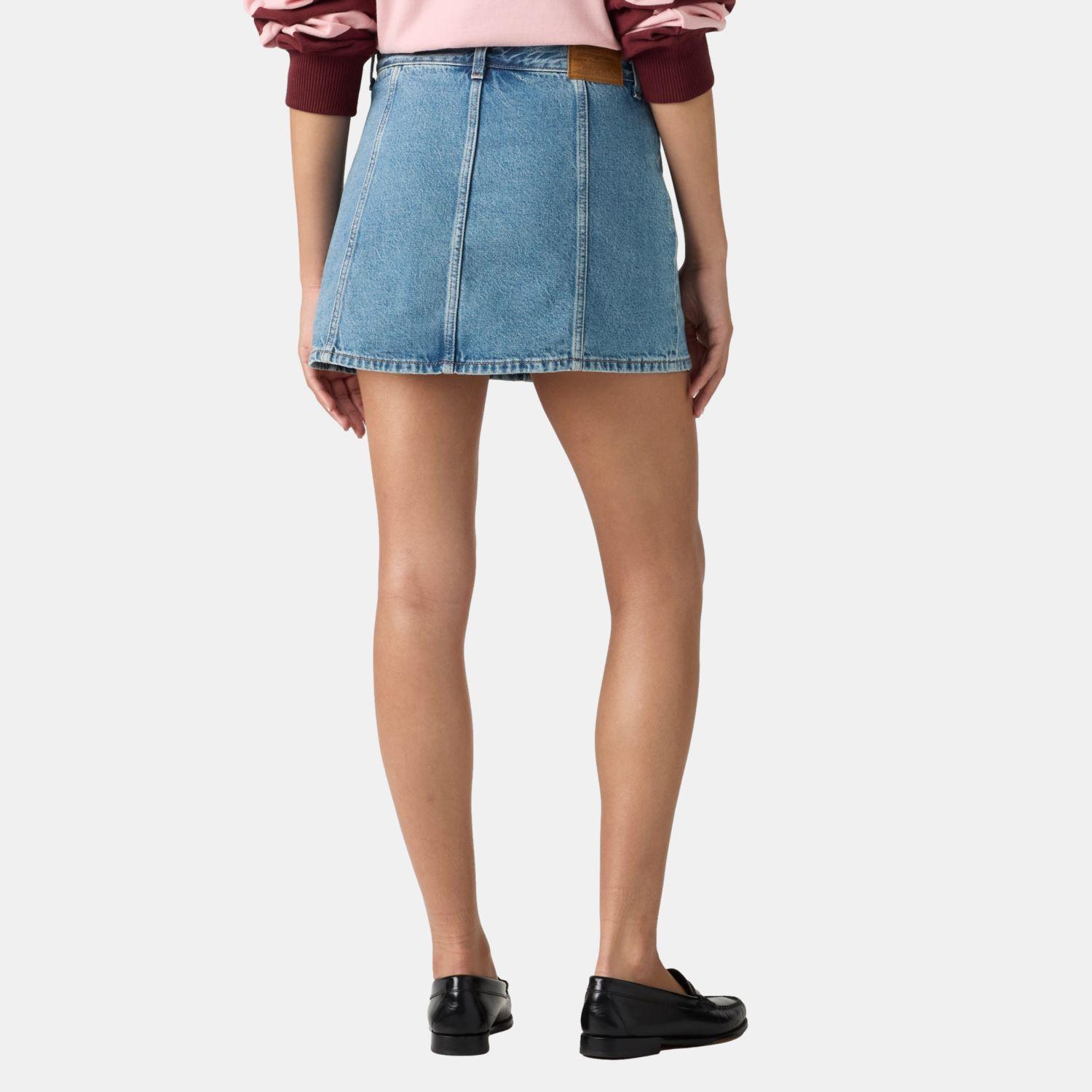 Falda Mujer Button Front Skort Azul Levis 005NA-0000-2