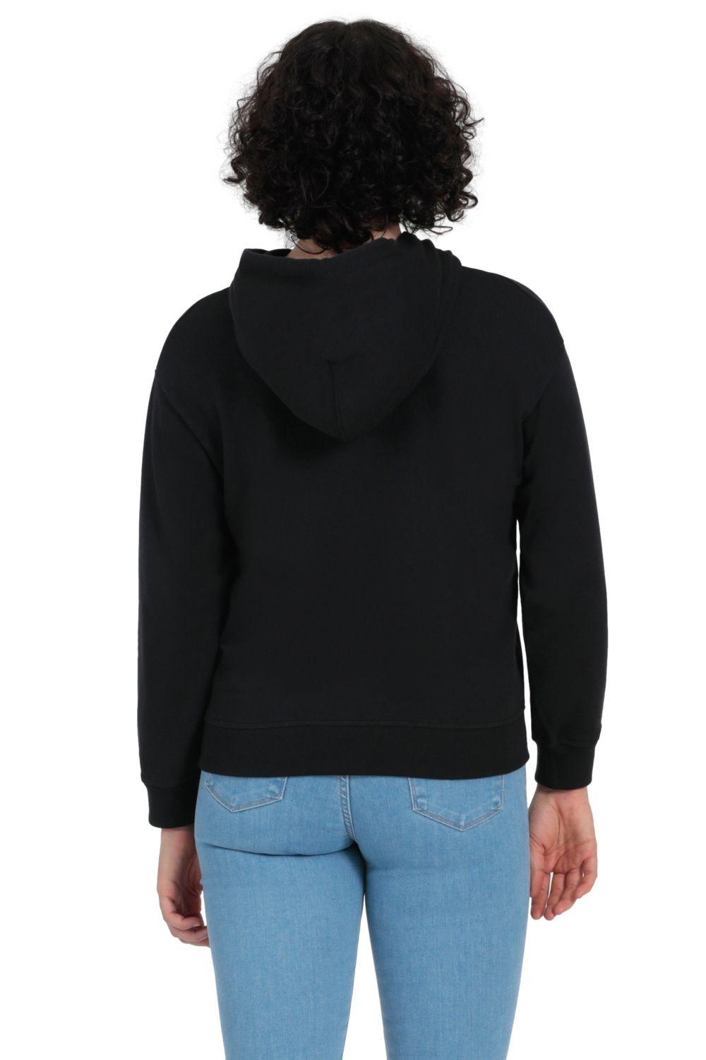 Polerón Mujer Regular Fit Hoodie Negro Levis 18487-0207-2