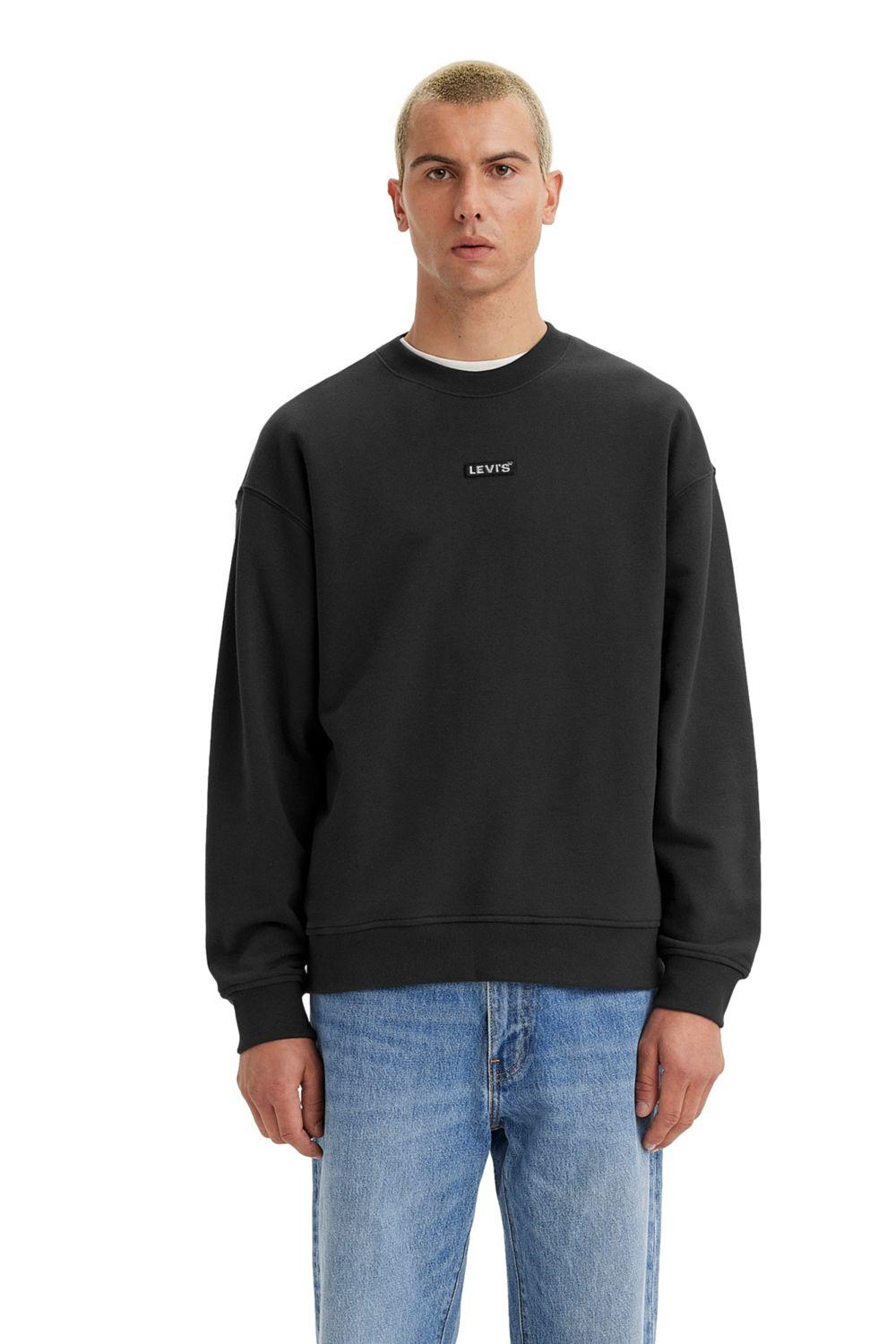 Polerón Hombre Relaxed Baby Tab Crew Negro Levis A4230-0023-0