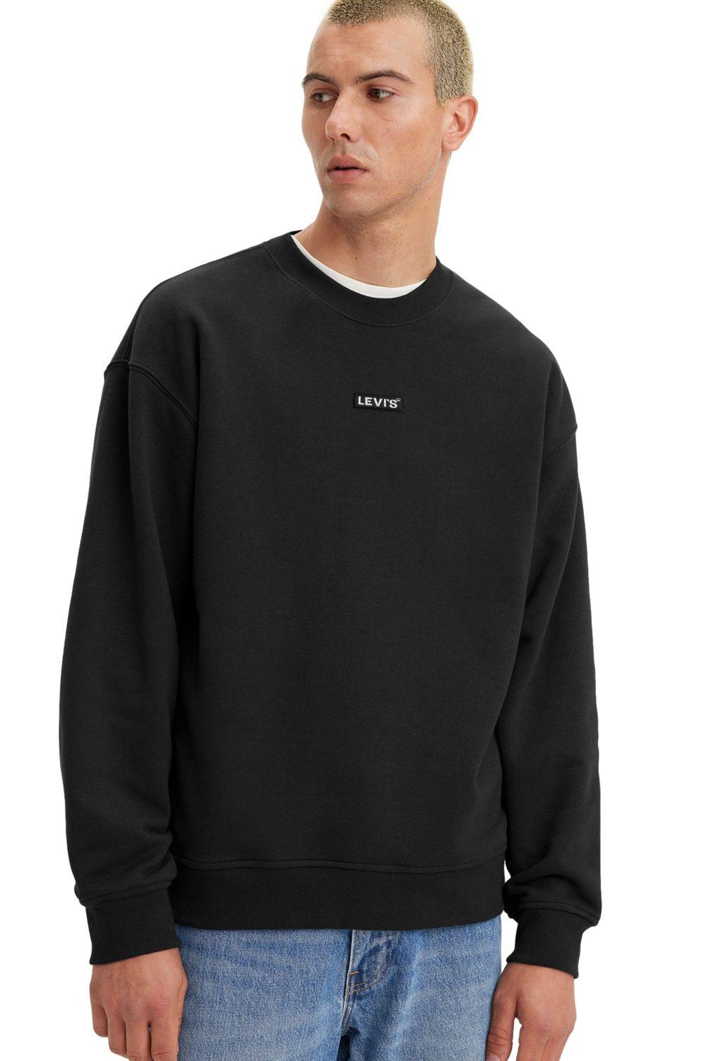 Polerón Hombre Relaxed Baby Tab Crew Negro Levis A4230-0023-2