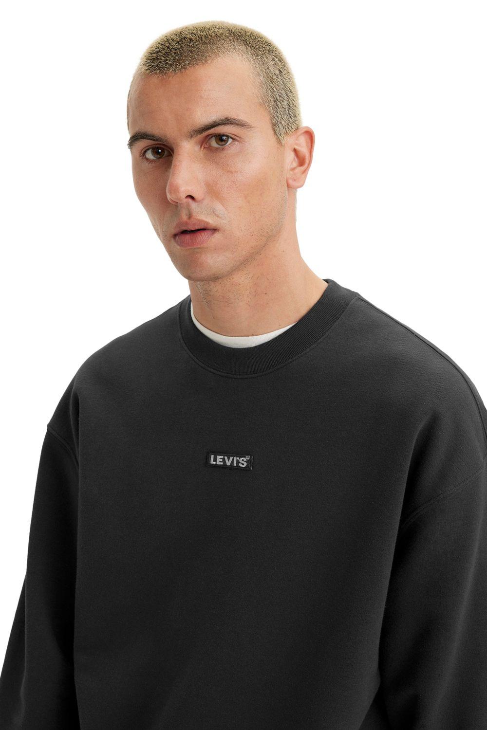 Polerón Hombre Relaxed Baby Tab Crew Negro Levis A4230-0023-3