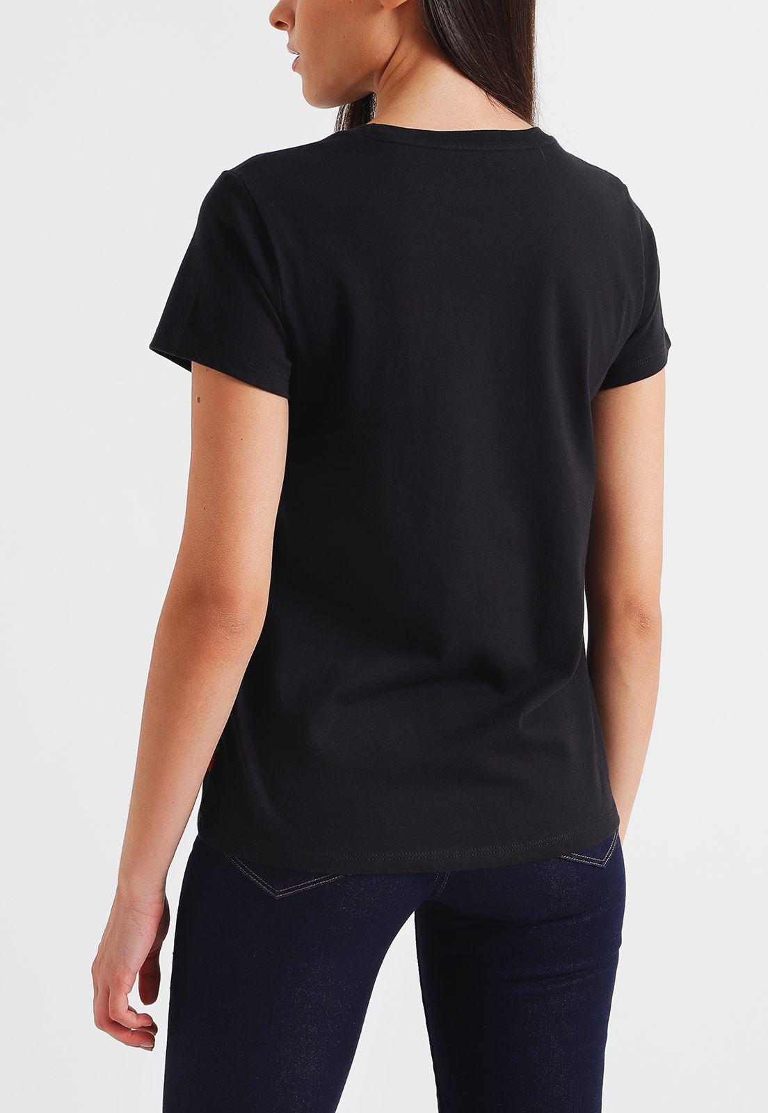 Polera Mujer Perfect con logo Sportswear Negro Levis 17369-2159-1