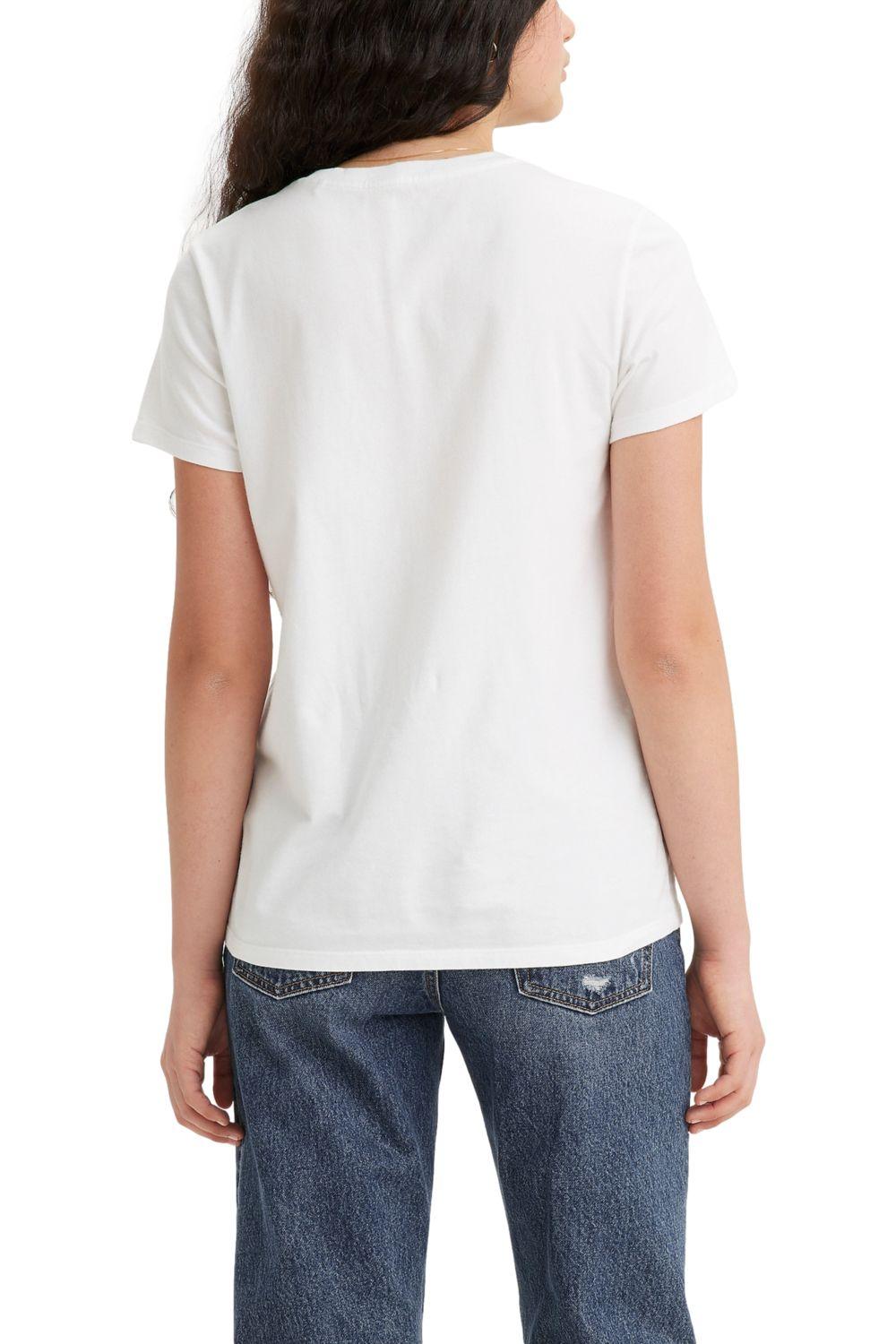 Polera Mujer Regular Fit Perfect Tee Blanco Levis 17369-2436-1