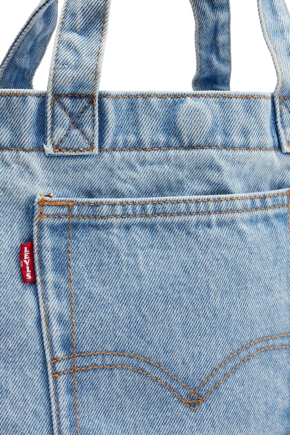 Bolso Mujer Mini Back Pocket Tote Celeste Levis 005FW-0003-4