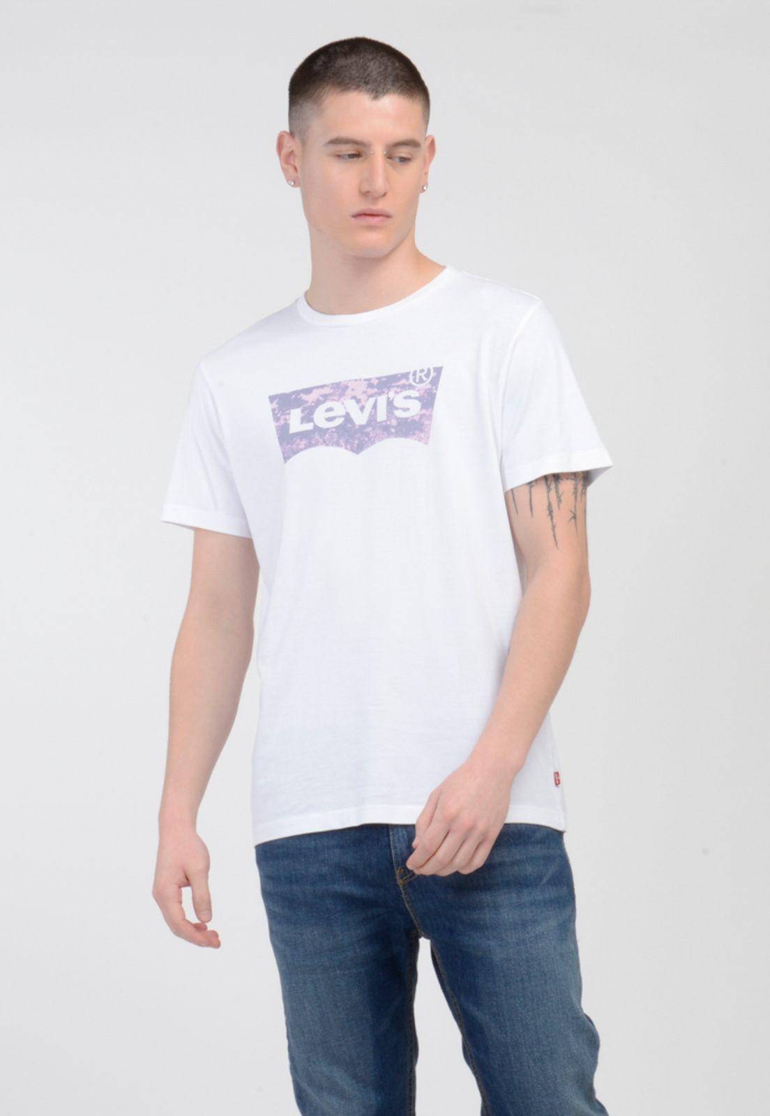 Polera Hombre Gráfica Blanco Levis 22491-0700-0