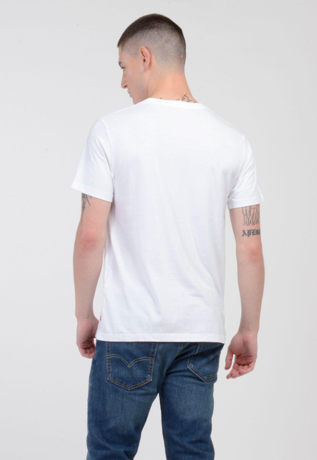 Polera Hombre Gráfica Blanco Levis 22491-0700-1