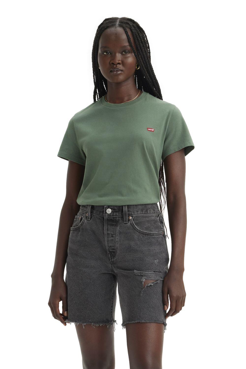 Polera Mujer Regular Fit Lisa Mini Verde Levis 39185-0307-0