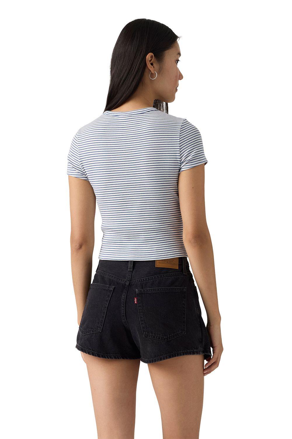 Polera Mujer Hayes Cropped Tee Blanco Levis 005JL-0002-1
