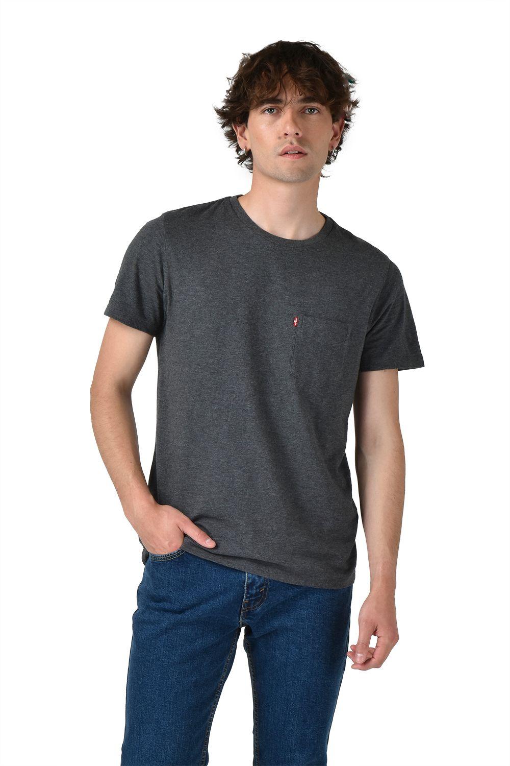 Polera Hombre Classic Pocket Tee Gris Levis 19342-0472-0