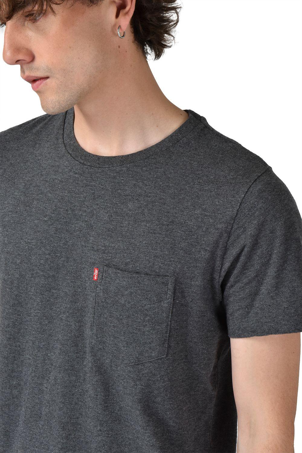 Polera Hombre Classic Pocket Tee Gris Levis 19342-0472-3