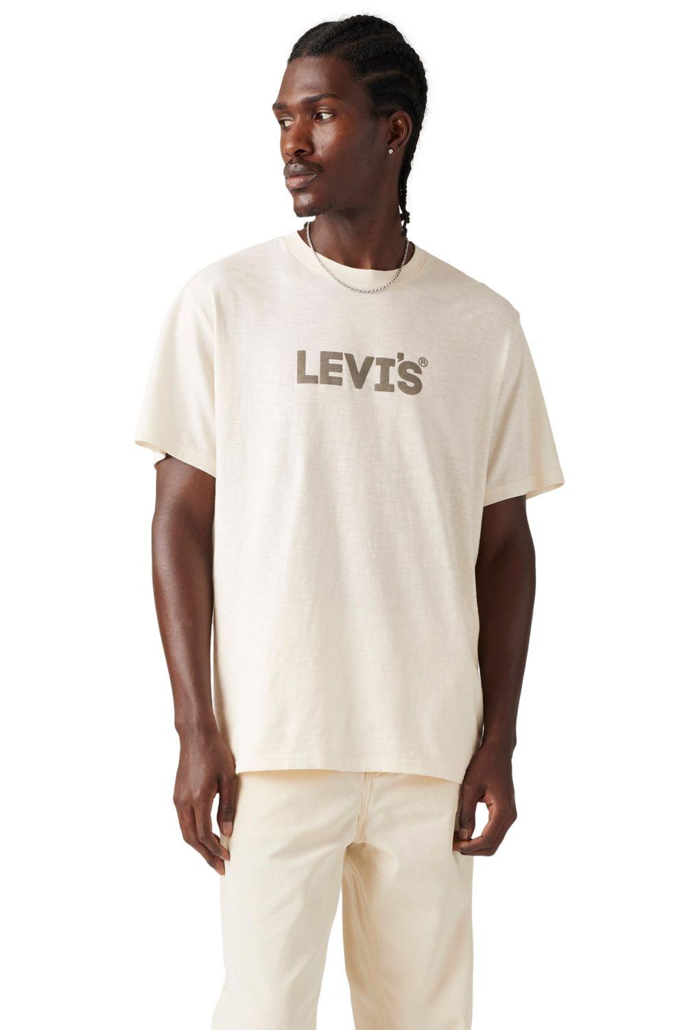 Polera Hombre Ss Relaxed Fit Tee Beige Levis 16143-1828-0