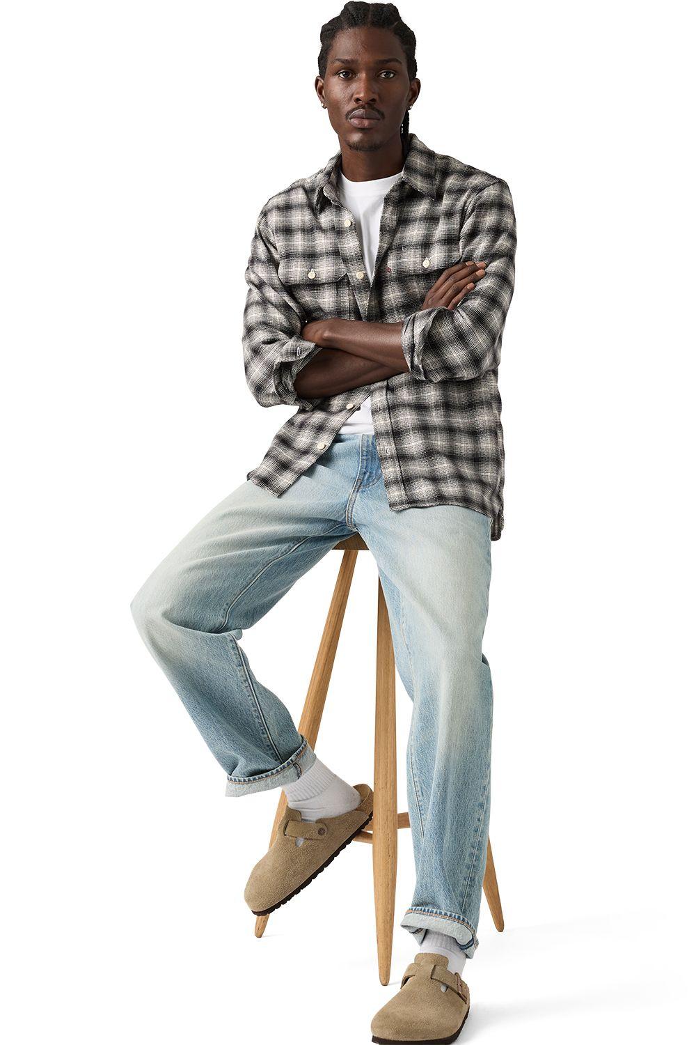 Camisa Hombre Jackson Worker Gris Levis 19573-0294-4