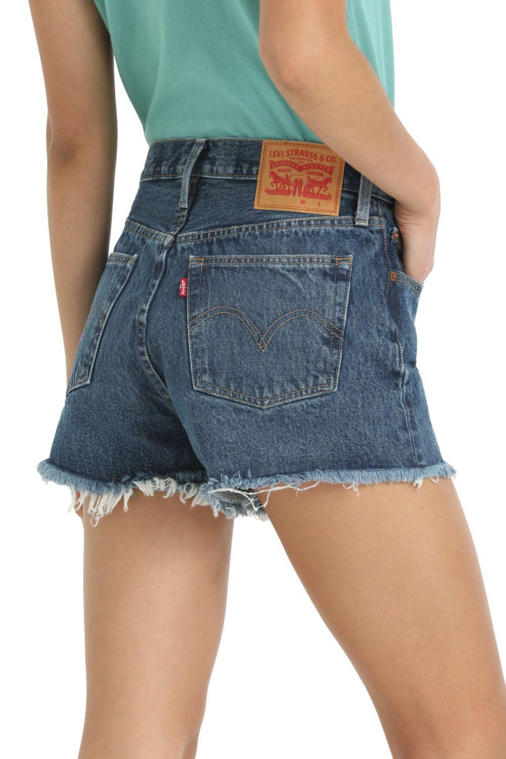 Shorts Mujer 501 Original Short Negro Levis 56327-0423-3