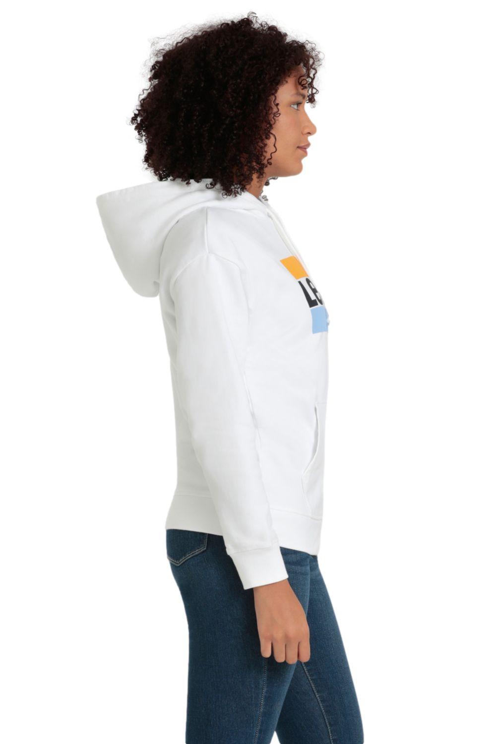 Polerón Mujer Hoodie Blanco Levis 18487-0201-1
