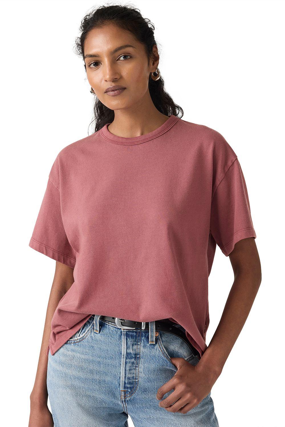 Polera Mujer Vintage Ss Tee Burdeo Levis 005IX-0002-2