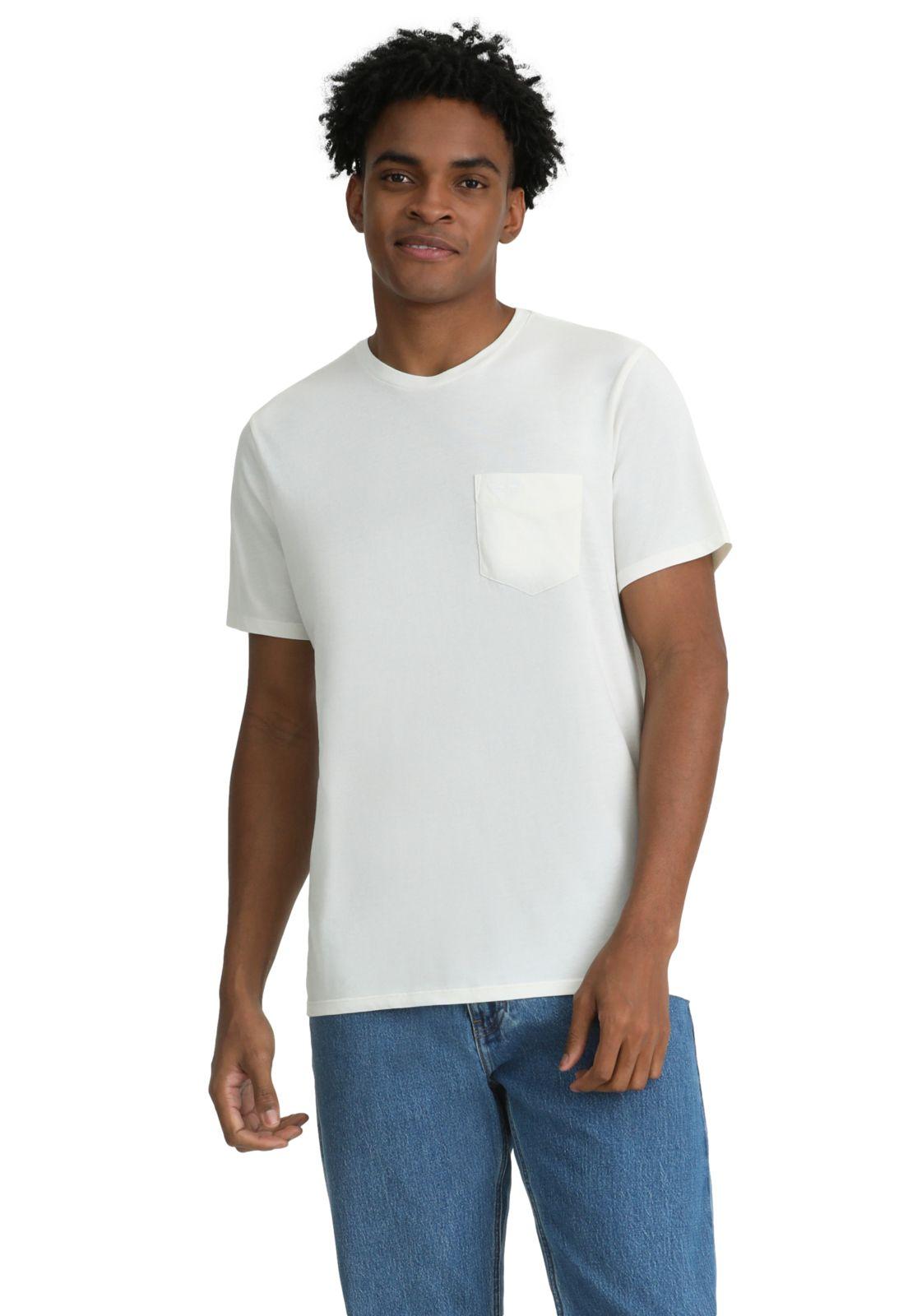Polera Hombre Pocket Tee Regular Fit Blanco A1813-0012-0