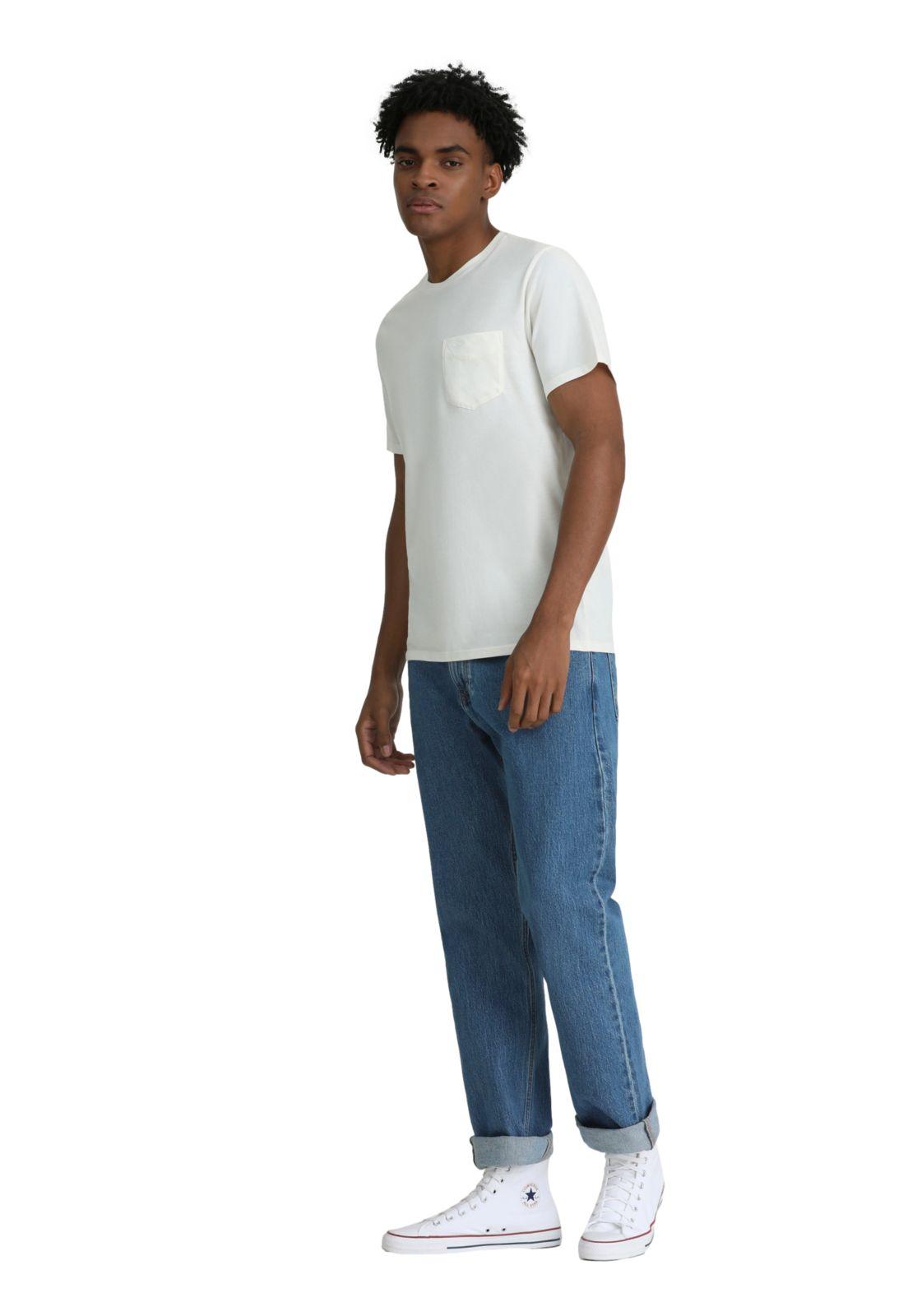 Polera Hombre Pocket Tee Regular Fit Blanco A1813-0012-3