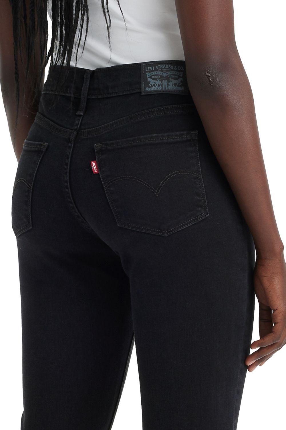 Jeans Mujer 314 Shp Seamed Straight Negro Levis A7402-0000-3
