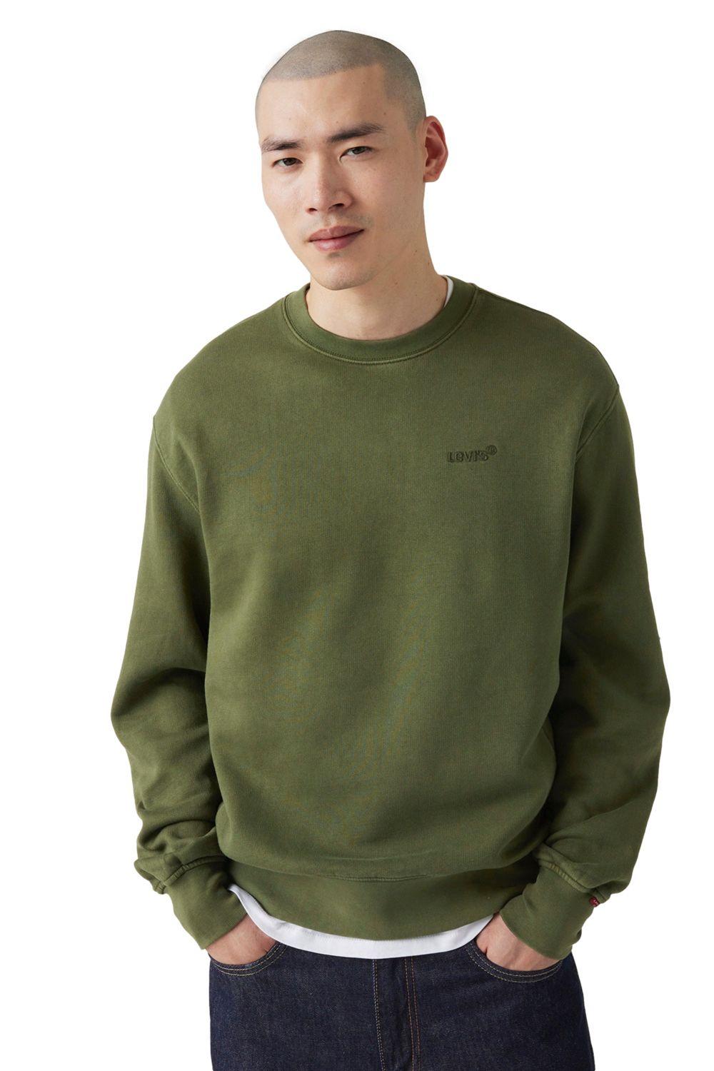 Polerón Hombre Authentic Crew Verde Levis A9244-0020-2