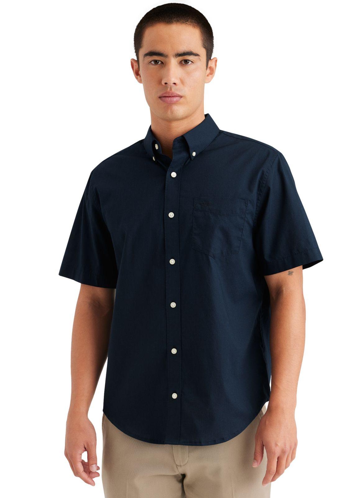 Camisa Hombre Signature SS Classic Fit Azul Marino A6933-0008-0