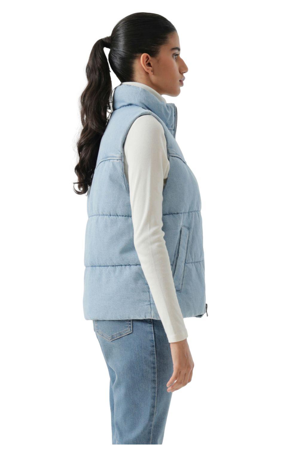 Chaqueta Mujer Western Puffer Vest Azul Levis 59544-0726-1