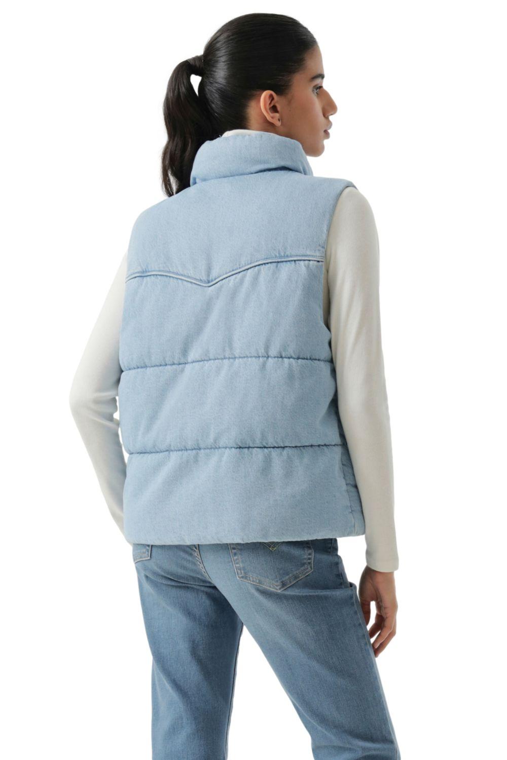 Chaqueta Mujer Western Puffer Vest Azul Levis 59544-0726-2