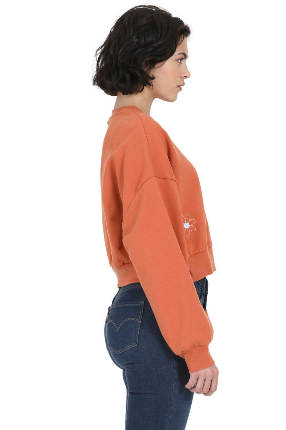 Polerón Mujer Gráfico Naranjo Levis A2729-0003-1