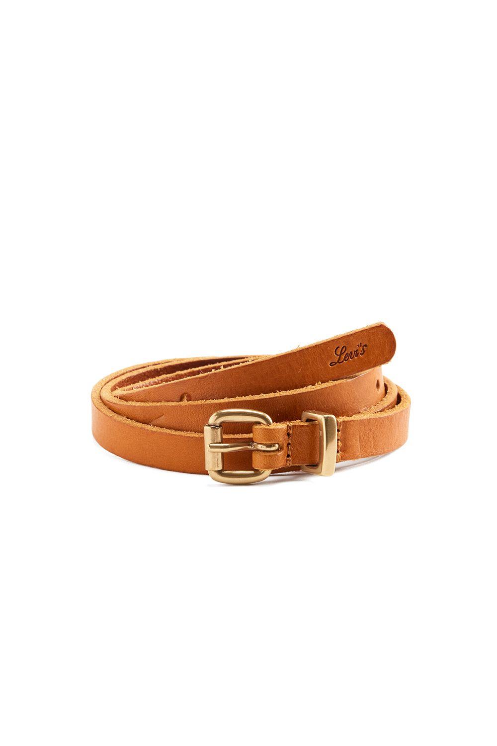 Cinturón Mujer Dillon Narrow Belt Café Levis 005BX-0001-0