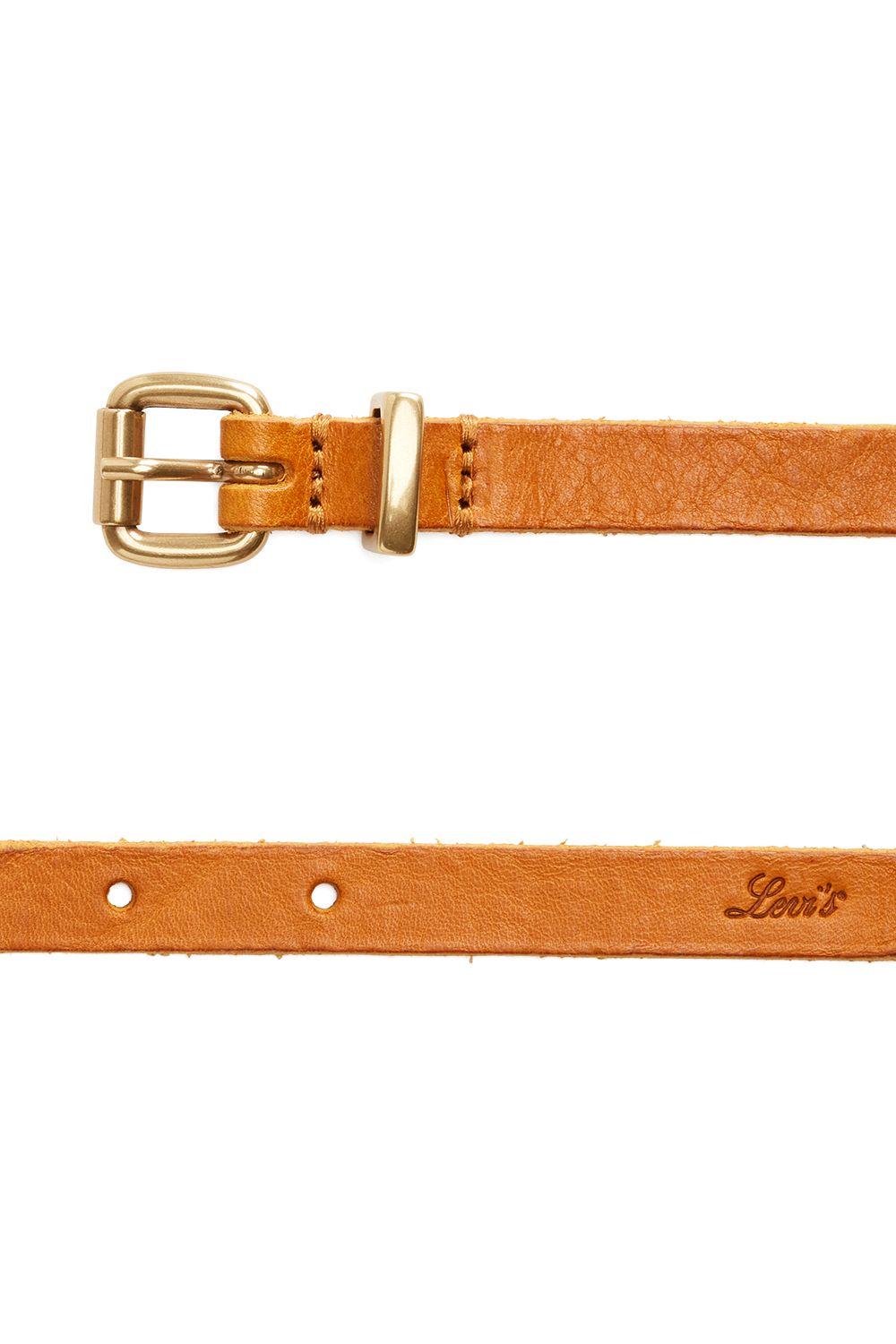 Cinturón Mujer Dillon Narrow Belt Café Levis 005BX-0001-1