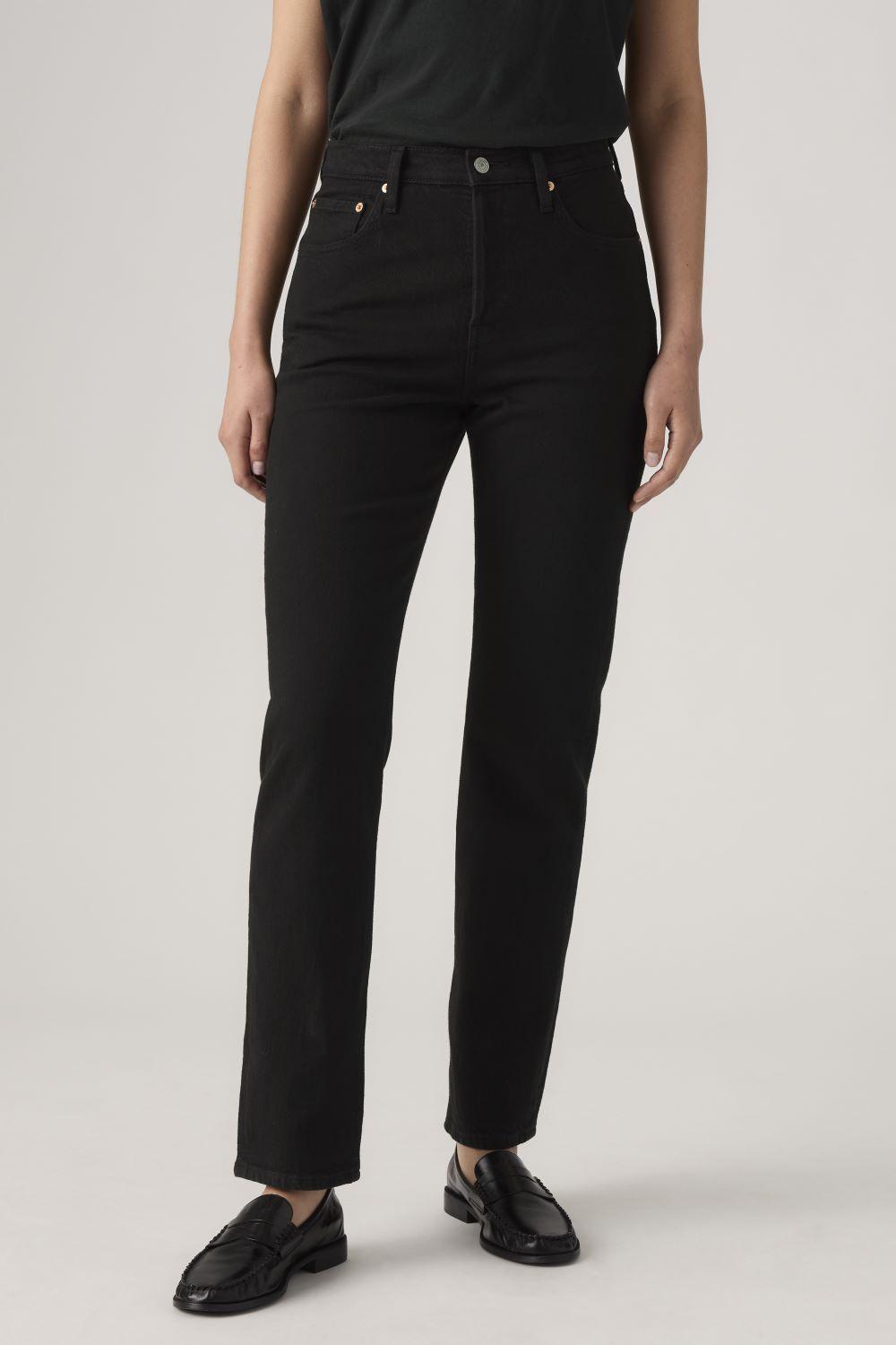 Jeans Mujer 501 Original Negro Levis 12501-0494-0