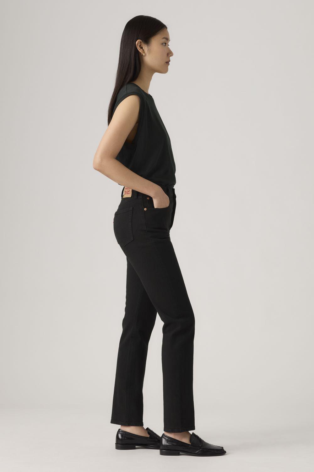 Jeans Mujer 501 Original Negro Levis 12501-0494-1