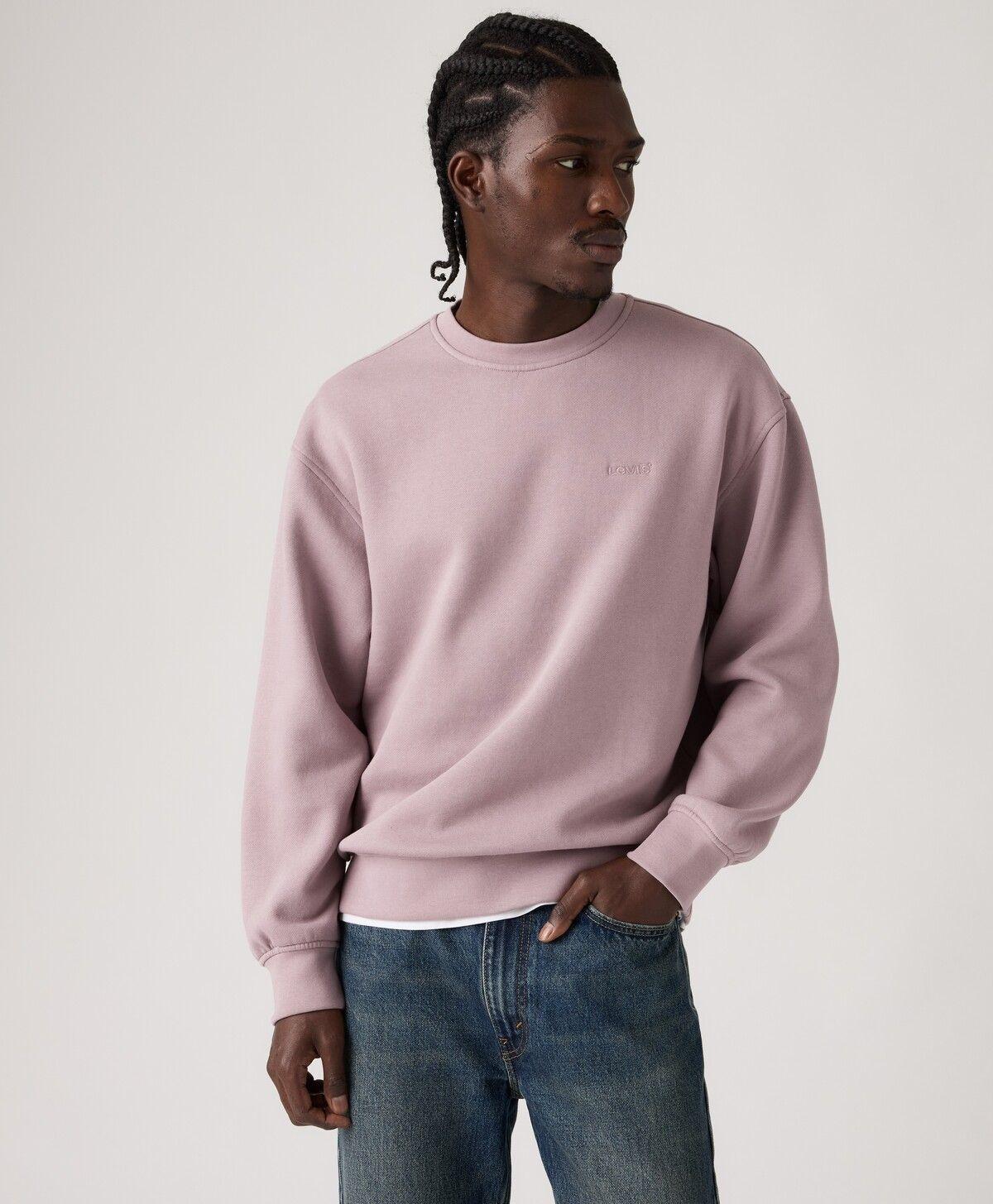 Polerón Hombre Sweats Crew Rosado Levis A1572-0133-2