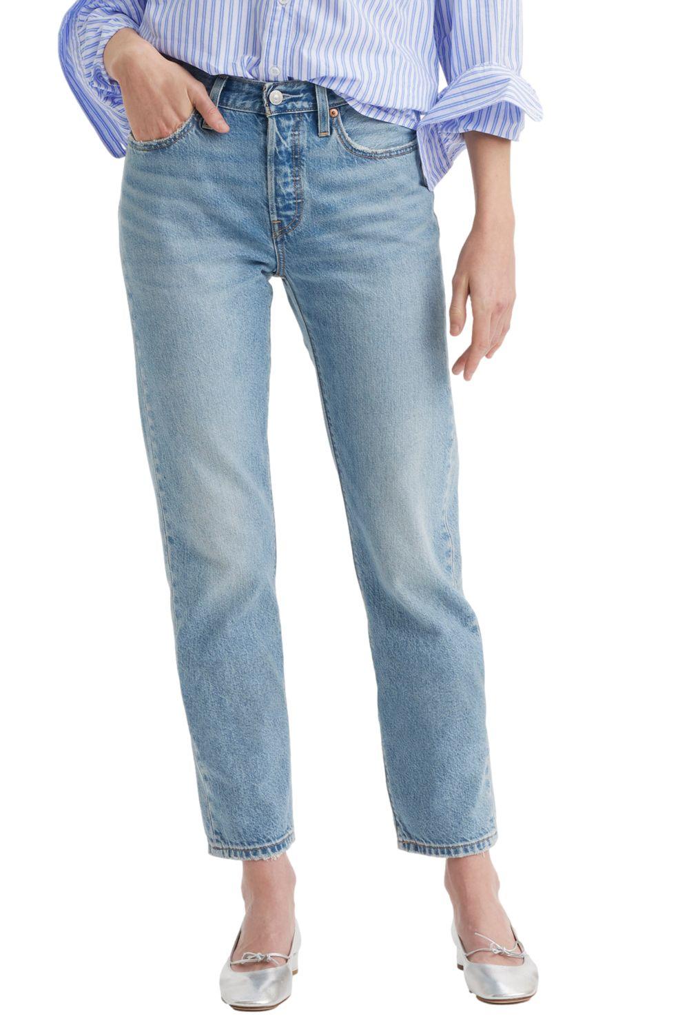 Jeans Mujer 501 Crop Lightweight Celeste Levis A8746-0002-0