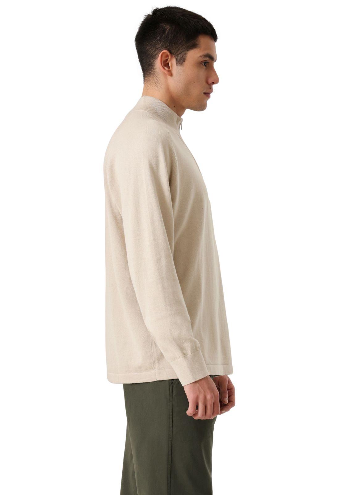 Sweater Hombre Half-Zip Refined Regular Fit Beige 0030Z-0001-1