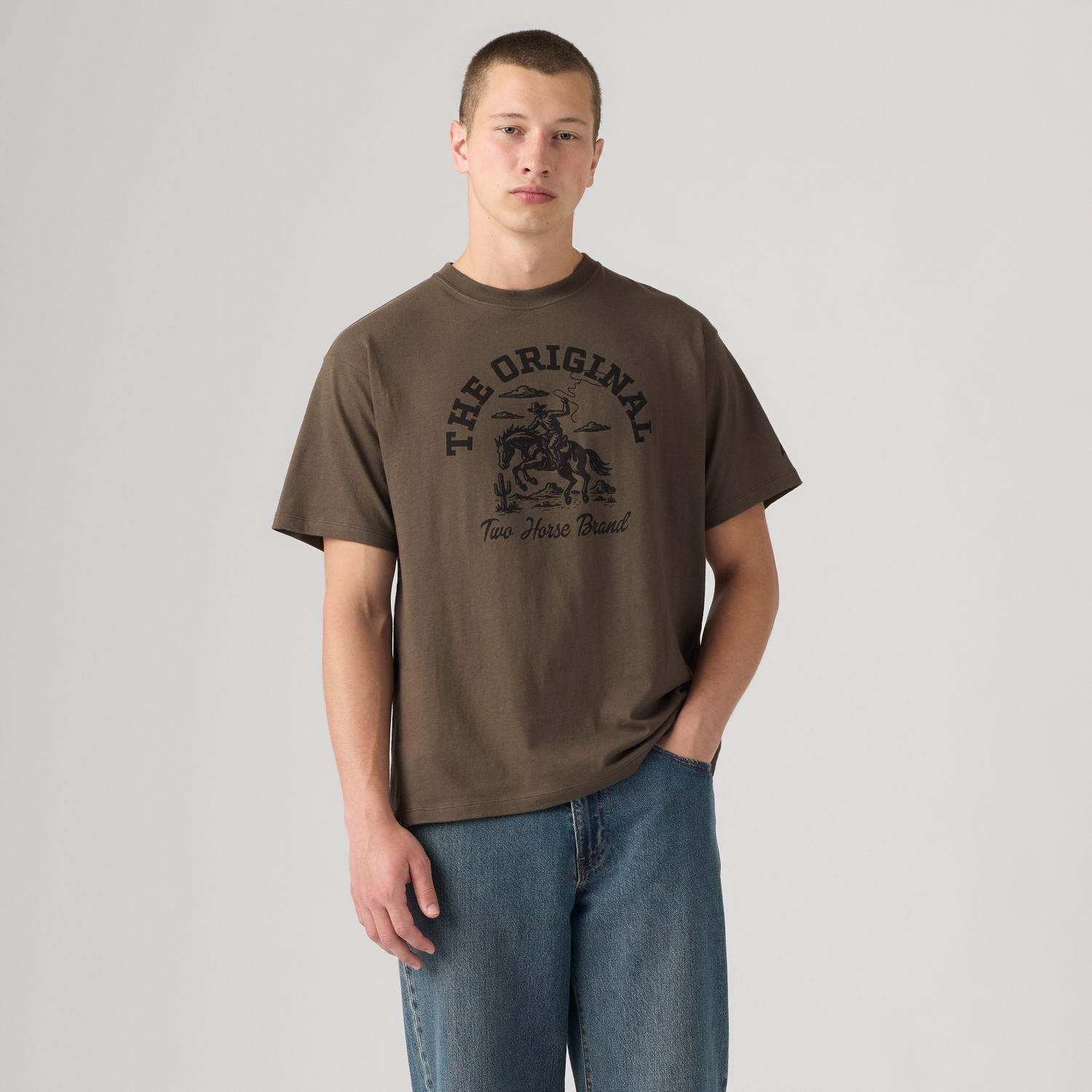 Polera Hombre Vintage Fit Graphic Tee Café Levis 87373-0492-0