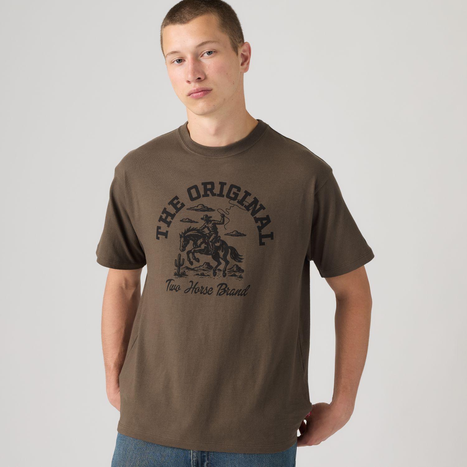 Polera Hombre Vintage Fit Graphic Tee Café Levis 87373-0492-2